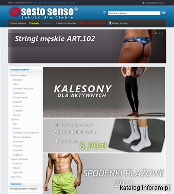 Skarpety sportowe Sesto Senso - bielizna męska