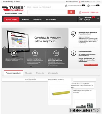 Sklep internetowy Tubes International - węże i złącza przemysłowe