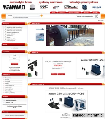 Automatyka bram, napędy, siłowniki, bramy segmentowe, napędy do bram skrzydłowych i przesuwnych