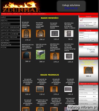 SKLEP ZDUNMAR branża zduńsko kominkowa