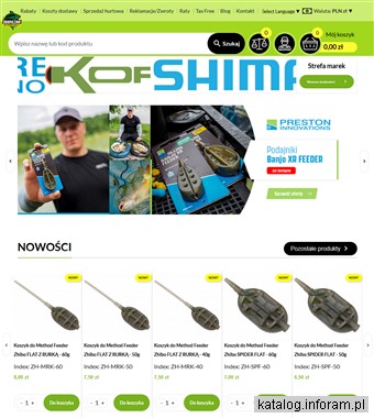 Internetowy sklep wędkarski Drapieżnik