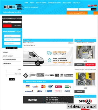 Auto części sklep internetowy