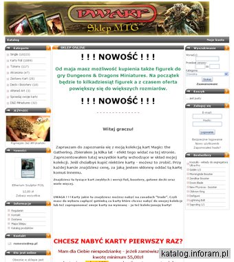 Sklep z kartami i akcesoriami do gry