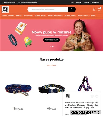 Smycze dla psów - sklepzoologiczny.sunka.pl