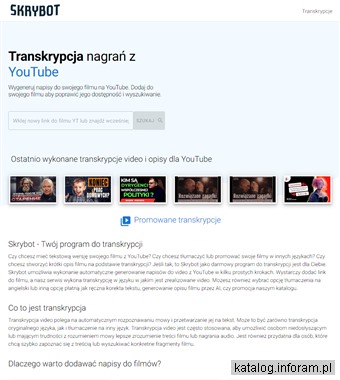 Transkrypcja nagrań - skrybot.pl