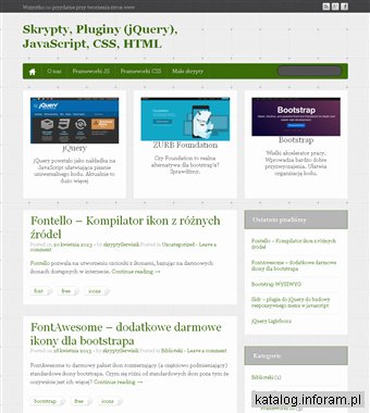Skrypty i pluginy na stronę www
