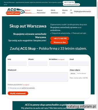 Skup samochodów Warszawa - skupautwaw.pl