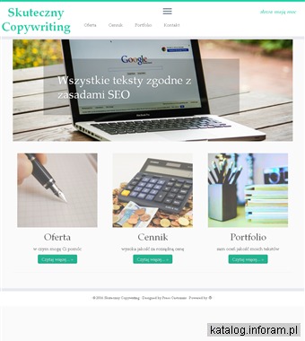 Teksty na strony internetowe - skutecznycopywriting.pl