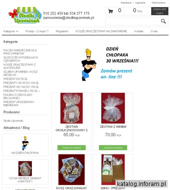 Kosz ze słodyczami - paczki na święta slodkiupominek.pl