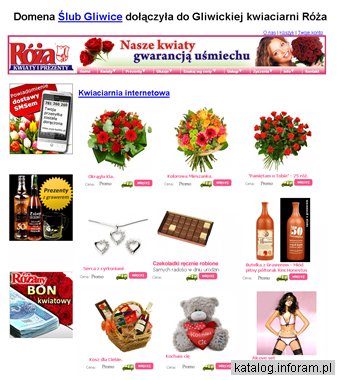 SlubGliwice.pl - Kwiaty z Gliwickiej kwiaciarni wysyłkowej na Twój ślub