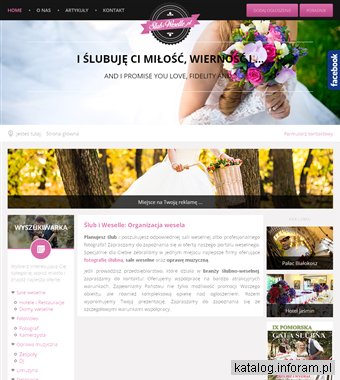 ŚLUBY I WESELE organizacja wesela Kraków