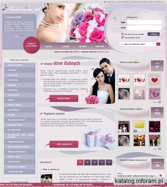 Slubowicze.pl - strony ślubne dla Par Młodych.