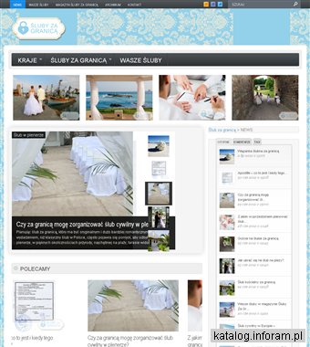 Śluby za granicą - Magazyn - Destination Weddings