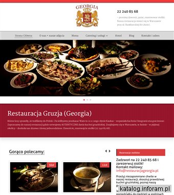 Restauracja gruzińska - Catering Warszawa