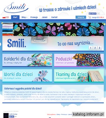 Pościel dla dzieci w ofercie sklepu internetowego Smili