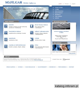 So.Fe.Gar Polska balustrady stalowe