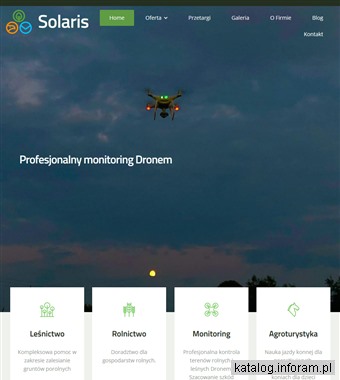 Doradztwo rolnicze, usługi leśne - SOLARIS Masiarz