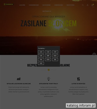 Lampa solarna ogrodowa - solarlampy.pl