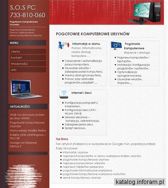 S.O.S.PC Serwis Komputerowy Warszawa Ursynów