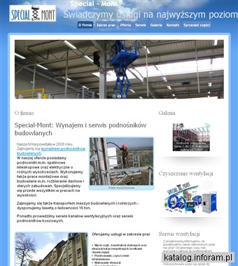 SPECIAL-MONT serwis podnośników koszowych Wrocław