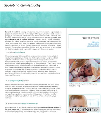 Prosty sposób na ciemieniuchę