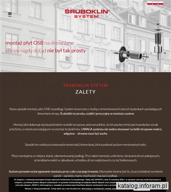 Montaż płyt osb - ŚRUBOKLIN System