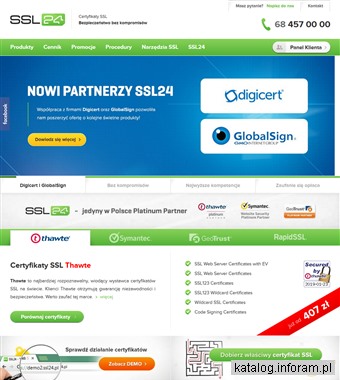 Certyfikat GlobalSign - ssl24.pl