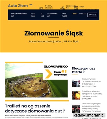 Auto Złom - Złomowanie i skup samochodów - SDP s67