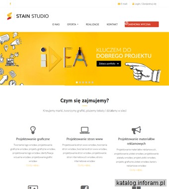 Stain Studio - strony internetowe Wrocław, projektowanie graficzne Wrocław