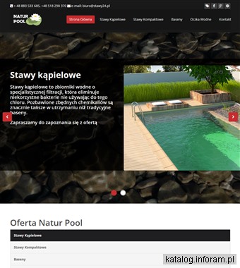 Natur Pool - stawy kąpielowe, baseny, oczka wodne
