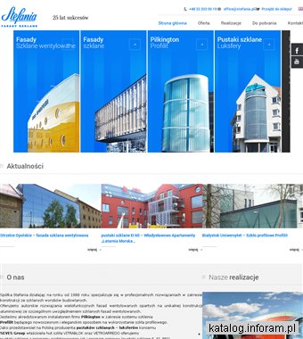 Stefania - fasady szklane
