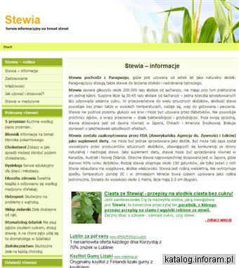 Stewia jako naturalny słodzik