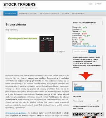 Stocktraders - rekomendacje giełdowe i giełda dla początkujących