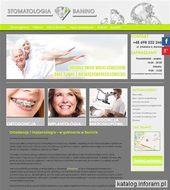 STOMATOLOGIA BANINO implanty zębowe Gdańsk