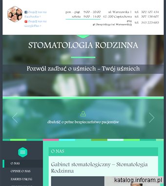 STOMATOLOGIA RODZINNA chirurg usuwanie zęba Częstochowa