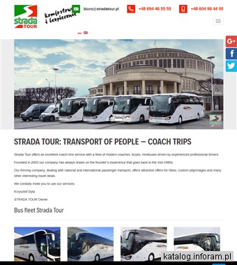 Strada Tour. Dyla K. Luksusowy autobus