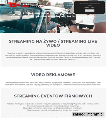 Streaming na żywo dla firm, transmisje live mazowieckie