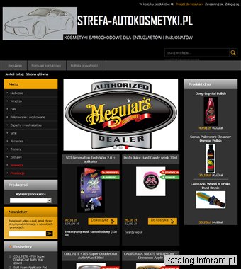 Strefa Autokosmetyki - detailing sklep Poznań, kosmetyki samochodowe, meguiars, meznerna, collinite