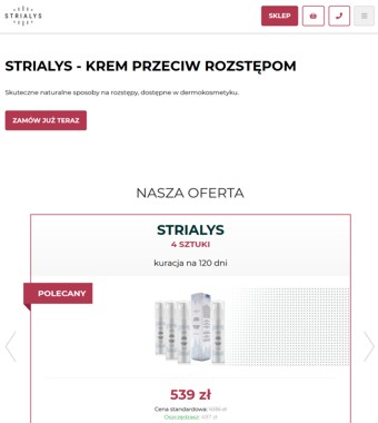 Kuracja na rozstępy - strialys.pl