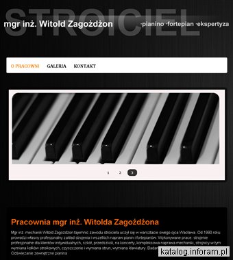 Witold Zagożdżon, stroiciel, Warszawa