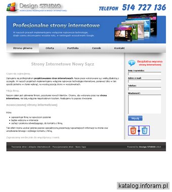 Design STUDIO - Projektowanie stron i sklepów internetowych