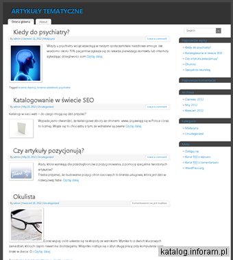 Artykuły tematyczne