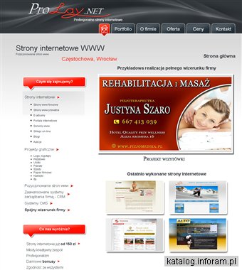 Strony internetowe www - ProLay.NET Częstochowa