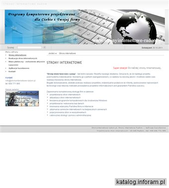 Strony internetowe Radom