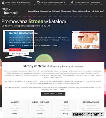 StronywInternecie - katalog stron