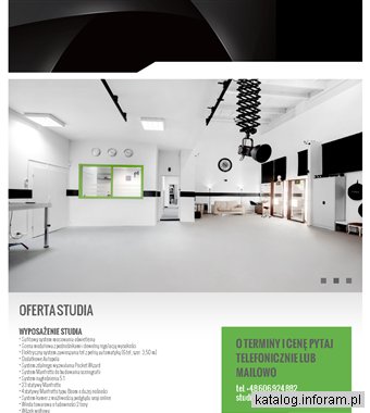 Studio Kraków - wynajem studia fotograficznego