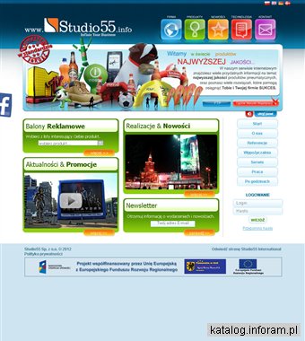 Pneumatyczne balony reklamowe - Studio55