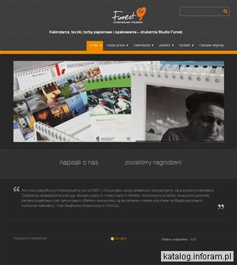Kalendarze Studio Forest