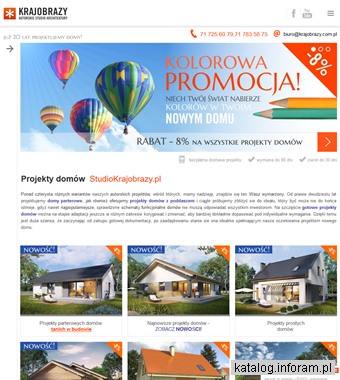Projekty domów jednorodzinnych - studiokrajobrazy.pl