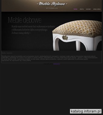 Meble stylowe dopasowane to Twoich potrzeb